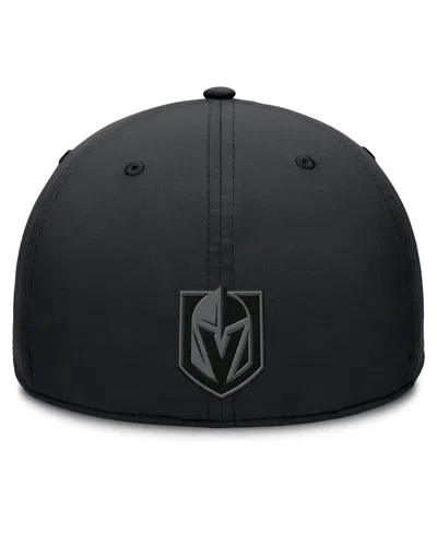Fanatics Men's Black Vegas Golden Knights Authentic Pro Road Team Code Flex Hat In Black