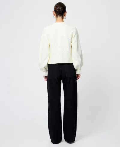 French Connection Women's Long-sleeve Bow Detail Sweater In Blue