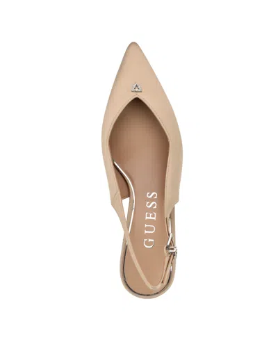 Guess Yannick Slingback Pump In Nude