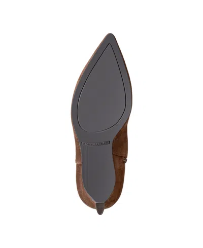 Marc Fisher Women's Leata Wide Calf Tall Pointy Toe Boots In Brown
