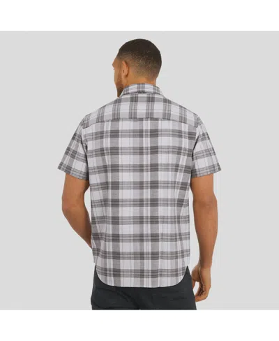 Fanatics Men's Darius Rucker Collection By Gray Pittsburgh Steelers Team Plaid Short Sleeve Full-snap Shirt In Multi