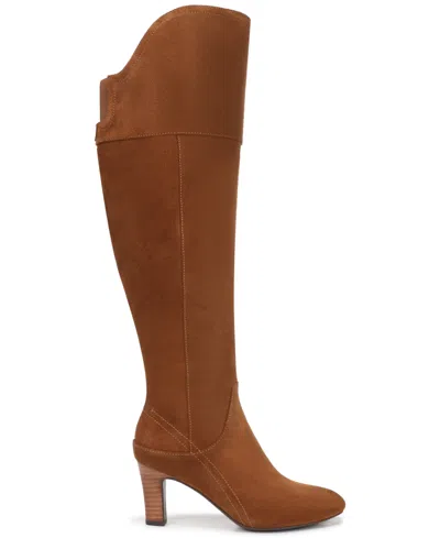 Naturalizer Women's Yuko Over The Knee Dress Boots In Animal Print