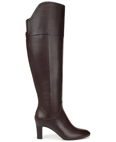 Naturalizer Women's Yuko Over The Knee Dress Boots In Animal Print