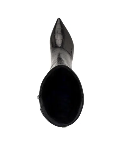 Nine West Kimdee 9x9 Pointed Toe Knee High Boot In Black