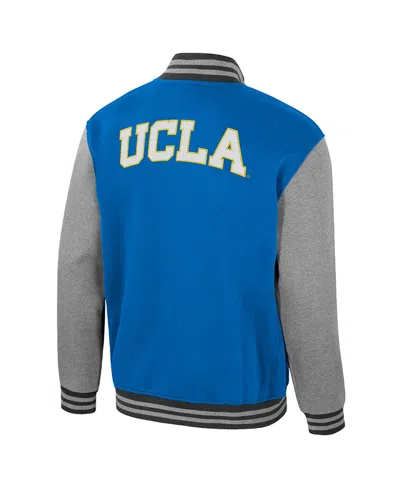 Colosseum Men's Blue Ucla Bruins Ambi-turner Full-zip Varsity Jacket In Blue