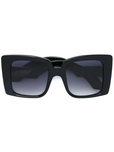 Shop Jacques Marie Mage 'liane' Sunglasses In Black