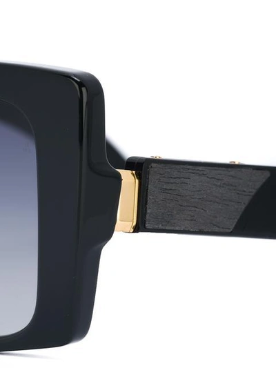 Shop Jacques Marie Mage 'liane' Sunglasses In Black