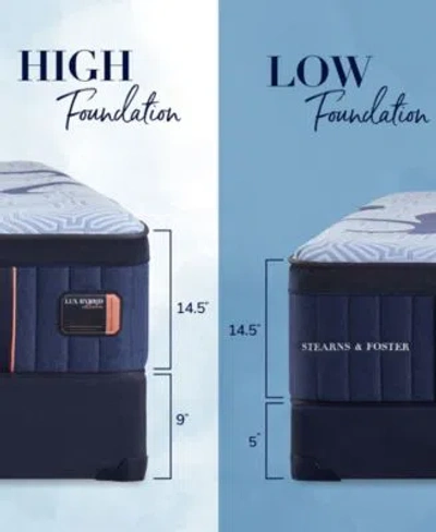 Stearns & Foster Stearns Foster Lux Hybrid Elite 14.5 Firm Tight Top Mattress Collection In Transparent