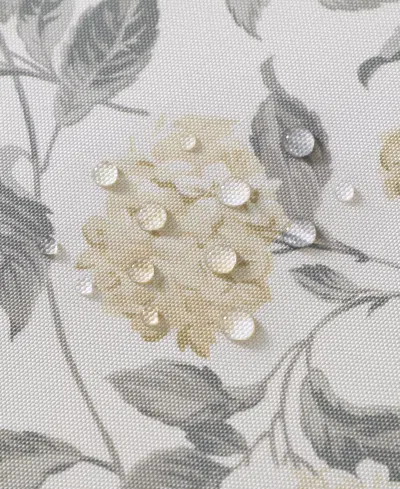 Laura Ashley Easy Care Pattern Tablecloth, 60" X 84" In White