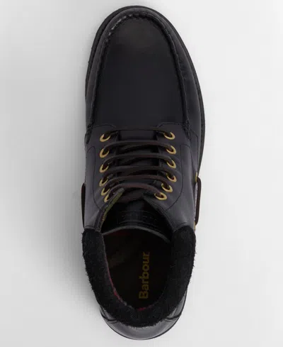 Barbour 30mm Tiller Eyelet Lace-up Boots In Black