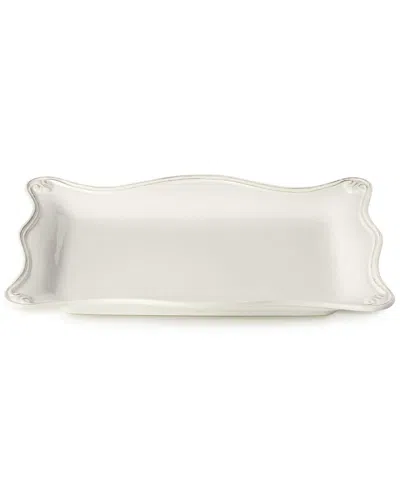 Certified International Heritage Rectangular Platter In White