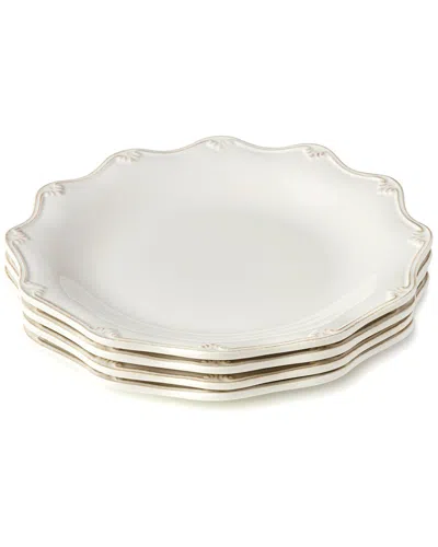 Certified International Heritage Scroll Set Of 4 Dinner Plates