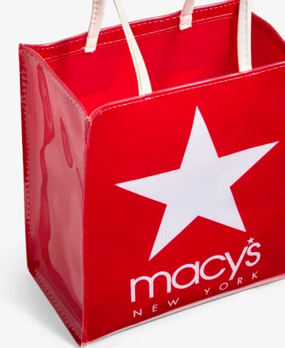 Macy's Dani Accessories  New York Logo Lunch Tote,  Exclusive In Red