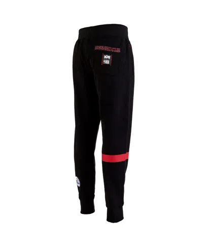 Two Hype X Nba Men's Black Philadelphia 76ers Culture Hoops Collection Premium Jogger Pants In Black