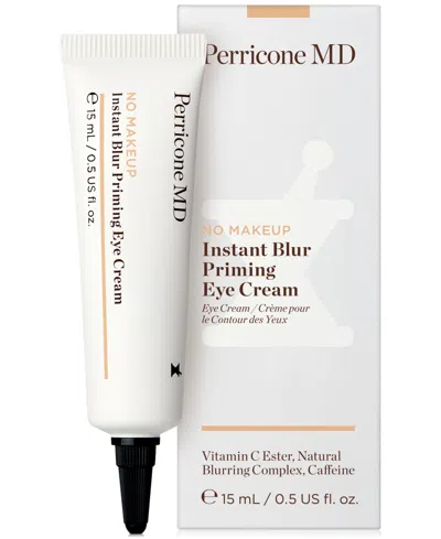 Perricone Md No Makeup Instant Blur Priming Eye Cream 0.5 Oz. In Multi