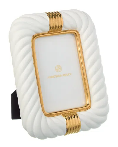Jonathan Adler Geneva 4x6 Frame In White