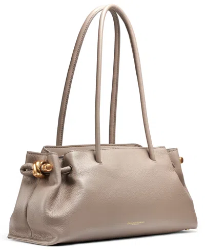 Donna Karan Cashmere Large Tote Handbag In Gray
