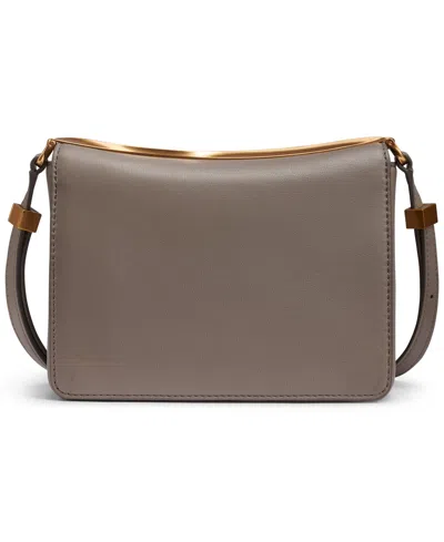 Donna Karan Jericho Flap Shoulder With Sculpted Hardware In Brown