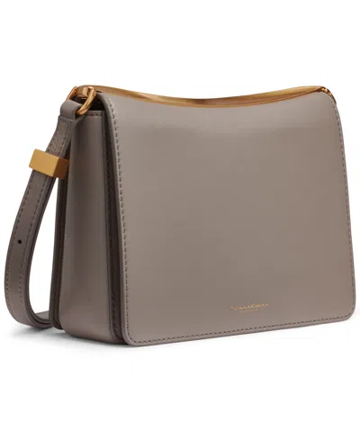 Donna Karan Jericho Flap Shoulder With Sculpted Hardware In Brown