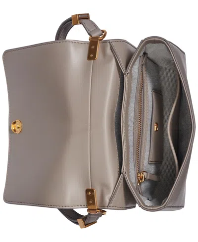 Donna Karan Jericho Flap Shoulder With Sculpted Hardware In Brown