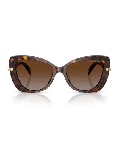 Michael Kors Women's Polarized Sunglasses, Atlanta Mk2258u In Brown