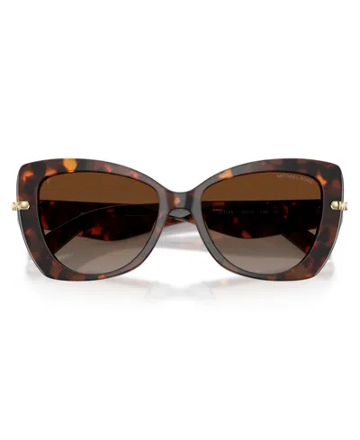 Michael Kors Women's Polarized Sunglasses, Atlanta Mk2258u In Brown