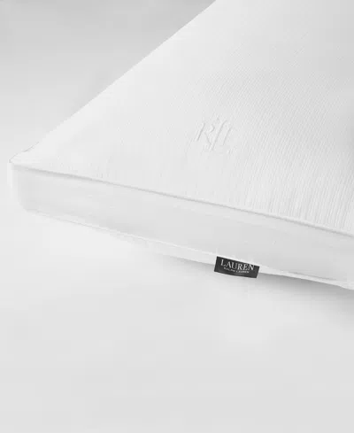 Ralph Lauren Greatloft Never Flat Foam Core Firm Density Down-alternative Pillow, King In White