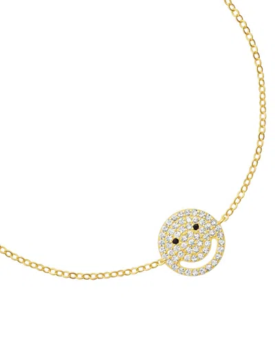 Macy's Cubic Zirconia Bracelet (0.59 Ct. T.w.) In Sterling Silver (also In 14k Gold Over Sterling Silver) In Gold