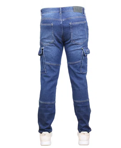 Blue Ice Men's 2-pack Stretch Cargo Pocket Jeans In Blue