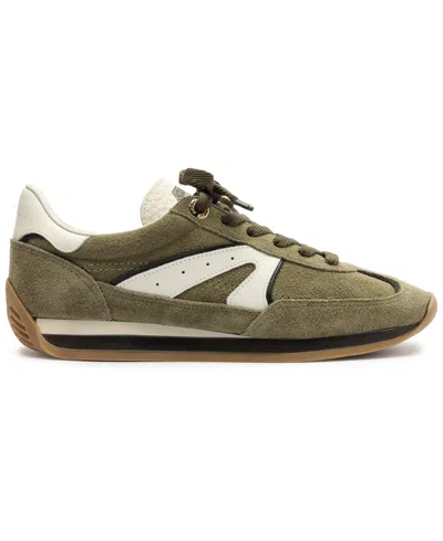 Arezzo Women's Molly Round Toe Sneakers In Green