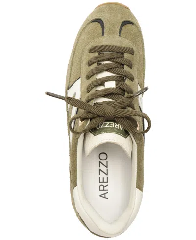 Arezzo Women's Molly Round Toe Sneakers In Green