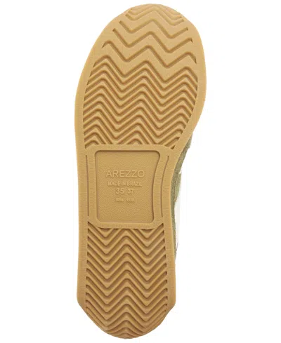 Arezzo Women's Molly Round Toe Sneakers In Green