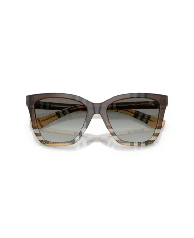 Burberry Woman Sunglass Be4468f In Gray