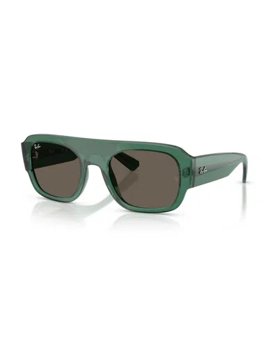 Ray Ban Unisex Geometric Sunglasses, Rb2218 In Green