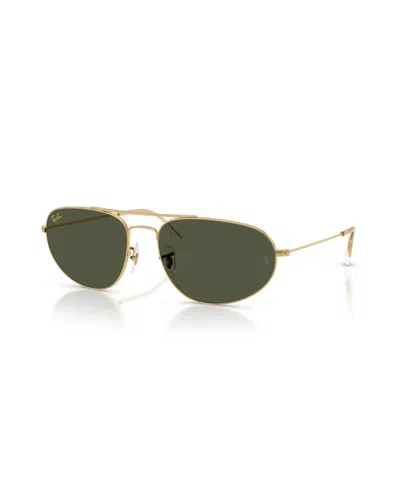 Ray Ban Unisex Geometric Sunglasses, Rb3945 In Green