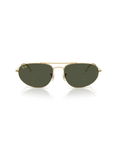 Ray Ban Unisex Geometric Sunglasses, Rb3945 In Green