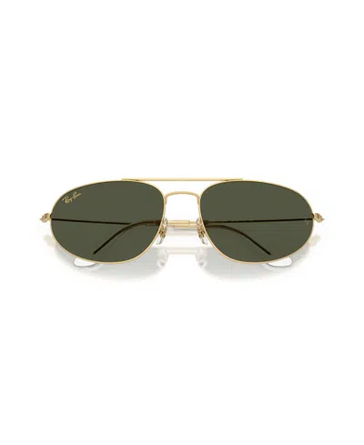 Ray Ban Unisex Geometric Sunglasses, Rb3945 In Green