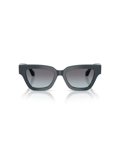 Giorgio Armani Women's Cat Eye Sunglasses, Ar8246u In Black