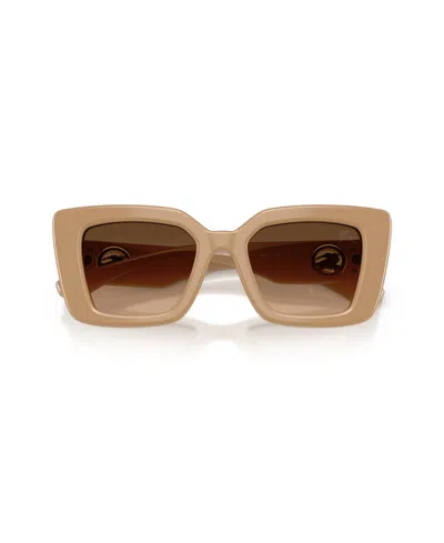 Burberry Oversized Cat Eye Sunglasses In Brown