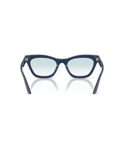 Emporio Armani Women's Cat Eye Sunglasses, Ea4259u In Blue