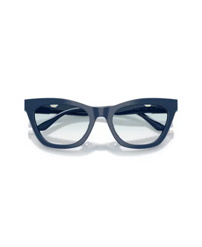 Emporio Armani Women's Cat Eye Sunglasses, Ea4259u In Blue