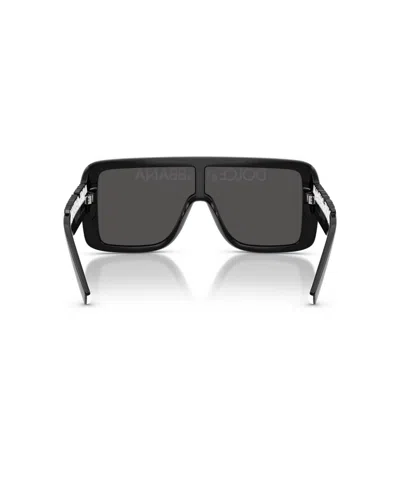 Dolce & Gabbana Womens Black Dg6204 Rectangular-frame Acetate Sunglasses In Black