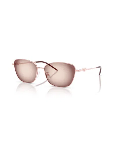 Emporio Armani Women's Geometric Sunglasses, Ea2170 In Pink
