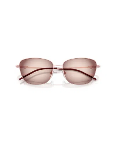 Emporio Armani Women's Geometric Sunglasses, Ea2170 In Pink