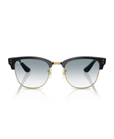 Ray Ban Clubmaster Reverse Square Sunglasses In Black