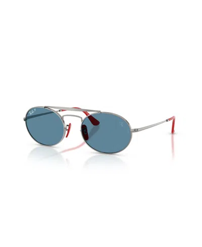 Ray Ban Unisex Polarized Sunglasses, Rb3775m In Blue