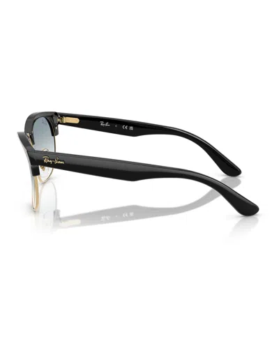 Ray Ban Clubmaster Reverse Square Sunglasses In Black