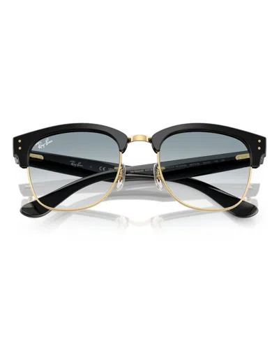 Ray Ban Clubmaster Reverse Square Sunglasses In Black