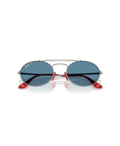 Ray Ban Unisex Polarized Sunglasses, Rb3775m In Blue