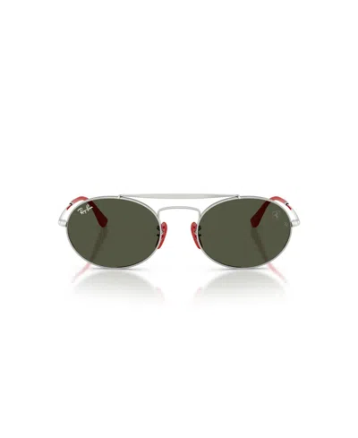 Ray Ban Unisex Oval Sunglasses, Rb3775m In Metallic
